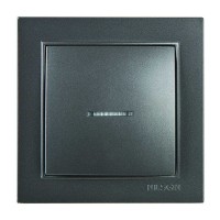 Вимикач Nilson Thor антрацит 1кл з підсвіткою ( 27161002 )