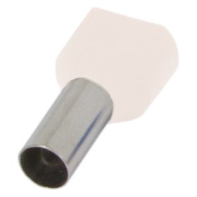 Ізольований наконечник E.Next e.terminal.stand.te.2.0.5.white 2x0,5 кв.мм білий (s4037000)