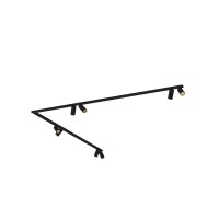 Світильник поворотний, спот Nowodvorski 7702 Mono Corner GU10 8x10W IP20 чорний