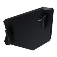 Заглушка Lumines для типу Н без отвору права чорна