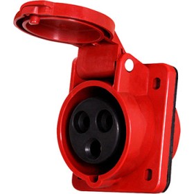 Встроенная силовая розетка E.Next e.socket.pro.3.16.wall 3п 16А 230В (p012010)