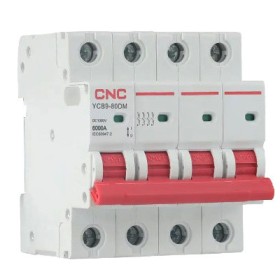 Модульний автоматичний вимикач CNC YCB9-80DM 3Р 6А 6кА B 750В DC (Б00038137)