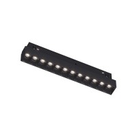 Магнітний трековий світильник Kloodi KDMG-LINE220 DL 12W 3K BK LED 960Lm IP20 чорний
