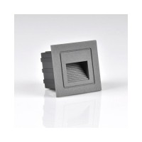 Светильник для подсветки лестницы/коридора Goldlux 313720 Q6 Led 1x3W 4000K 20Lm IP44 GR