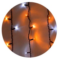 Уличная LED гирлянда Delux EN ICICLE 108LED (90015180) 2x1м 27 мигающих белых диодов IP44 черный шнур