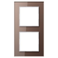 Рамка 2-постова Jung A creation AC582GLMO мокко