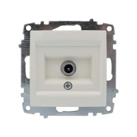 Розетка ELBI ZENA кремовая TV без рамки ( 609-010300-273 )