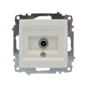 Розетка ELBI ZENA кремовая TV без рамки ( 609-010300-273 )