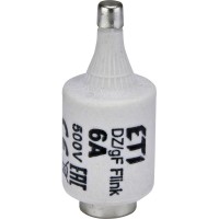 Запобіжник ETI 002312103 D II DZ 6A/500V