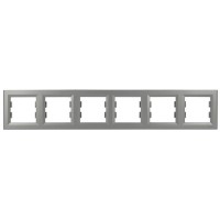 Рамка на 6 місць сталь Asfora, EPH5800662