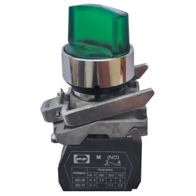 Переключатель Promfactor FP4-BK2365230 1NО зеленый (FP4-BK2365230)