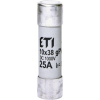 Запобіжник ETI 002625139 CH 10x38 gPV 25A 1000V (30kA)