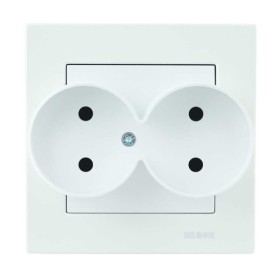 Розетка Nilson Moda біла 2-на без заземлення ( 21111024 )