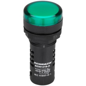 Зелений LED індикатор Schrack BZ501218B 230В AC