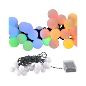 Гирлянда на солнечной батарее Goldlux 315304 Party Milk LED IP44 разноцветная