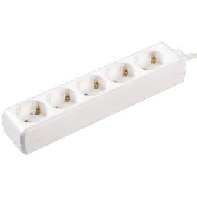 Подовжувач UEC STANDART П05 5 місць 2Р+PЕ/3 метри 3х1мм2 16А/250В