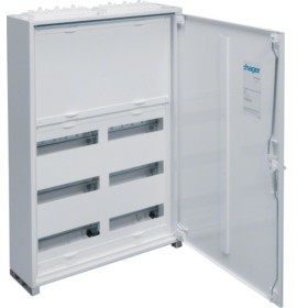 Щит Hager FWB52N Univers IP44/II 800x550x161мм 72 М с блоком для клемм