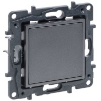 Заглушка Legrand Niloe Step сталь (863400)