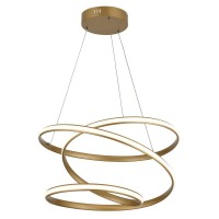 Подвесной светильник Reality 334811-03 Rollercoaster Led 1x50W 4000K 4000Lm IP20 Gold