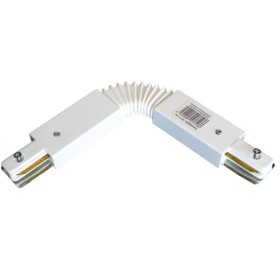 Гнучкий з'єднувач трекових шинопроводів Evrolight білий (56800)