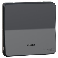 Кнопковий вимикач Schneider Electric MUR35127 з підсвічуванням IP55 (чорний)