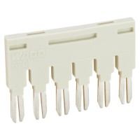6-контактная перемычка Wago 870-406 (серая)