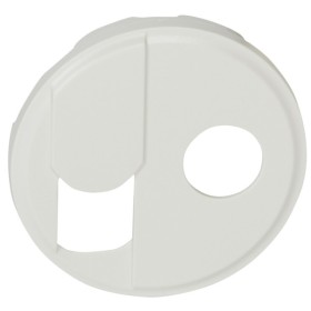 Накладка RJ-45 и TV розетки Legrand Celiane (068239) тип F (белый)