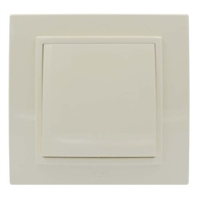 Вимикач ELBI ZENA кремовий 1кл з рамкою ( 500-010300-200 )