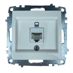 Розетка ELBI ZENA біла комп'ютерна 1-на без рамки ( 609-010200-247 )