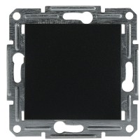 Перемикач 1-клавішний без рамки, антрацит Asfora, EPH0400171