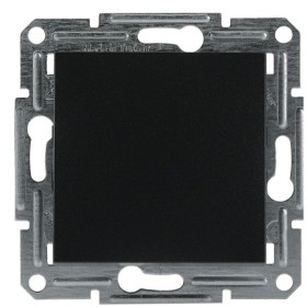 Переключатель 1-клавишный без рамки антрацит Asfora, EPH0400171