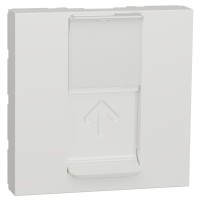 Накладка для розетки RJ45 Schneider Electric NU941118 2М (біла)