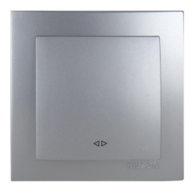 Вимикач Nilson Touran срібло 1кл проміжний ( 24131010 )
