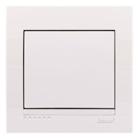 Вимикач білий Deriy, Lezard