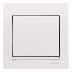 Выключатель белый Deriy, Lezard