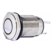 Кнопка Аско-Укрем TYJ 16-261 1NO+1NC 220В с подсветкой желтая (A0140010094)