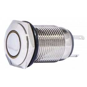 Кнопка Аско-Укрем TYJ 16-261 1NO+1NC 220В з підсвічуванням жовта (A0140010094)