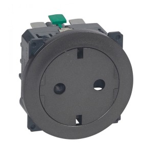 Розетка 2К+З Legrand Celiane графит