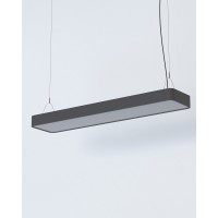 Підвісний світильник, люстра Nowodvorski 7532 Soft led T8LED 2x16W 3000K 4600Lm IP20 Графітовий