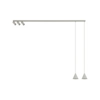 Підвісний світильник, люстра Nowodvorski 11451 Fourty V GU10 5x10W IP20 світло-сірий