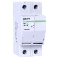 Держатель-разъединитель предохранителей NOARK Ex9F 2P 32A WI 10x38мм без индикатора (109056)