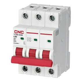 Модульный автоматический выключатель CNC YCB9-80M 3Р 10А 6кА С (Б00038286)