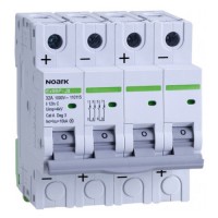 Автоматичний вимикач NOARK Ex9BP-JX(+) 4P C63 63A DC 10кА C 1000В (110118)