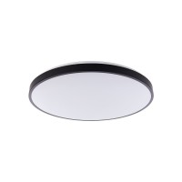 Світильник стельовий Nowodvorski 10975 Agnes Round LED Pro 1x64W 3000K 5600Lm IP44 чорний