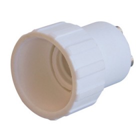 Пластиковый переходник E.Next e.lamp adapter.GU10/Е14.white GU10 на Е14 (s9100043)
