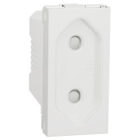 Розетка Schneider Electric NU303118 (гвинтовий затискач) 10А 1М (біла)