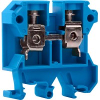 Наборная клеммная колодка E.Next e.tc.din.pro.16.blue на DIN-рейке синяя (p049021)