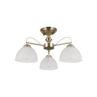 Люстра Italux PND-40623-3-AB Moreti E27 3x40W IP20 латунна