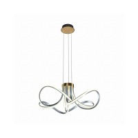 Люстра Zuma Line MD5520-4-3BGBDT Abro Led 1x45W 3000K 5300Lm IP20 Хром