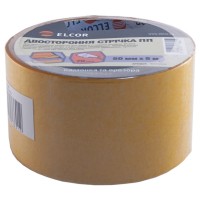 Двусторонняя лента Elcor 40206766 TRPP5005 на полипропиленовой основе 50мм (5м)